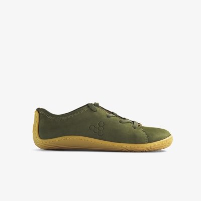 Vivobarefoot Addis - Dětské Školní Obuv Zelene (ELQ748016)